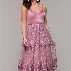 Rose/ Mauve prom dress